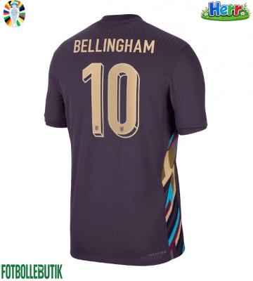 England Jude Bellingham #10 Bortatröja EM 2024 Kortärmad